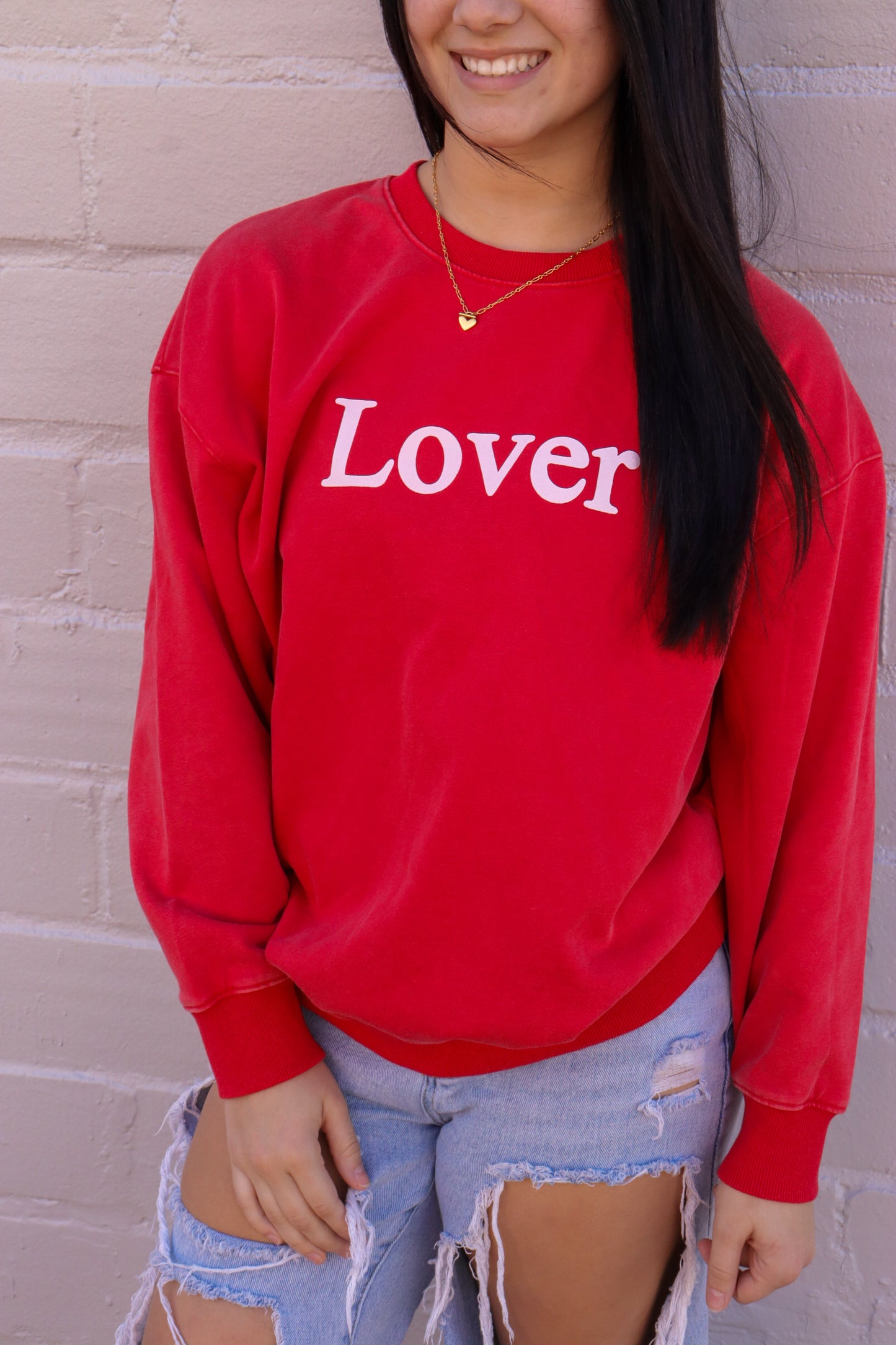 Lover Red Crewneck