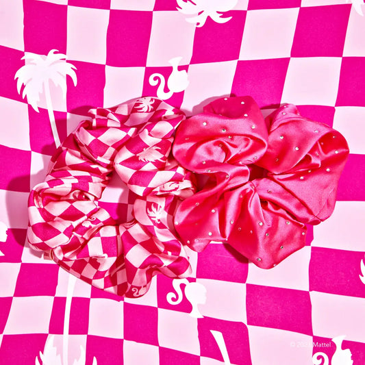 Barbie X Kitsch Satin Scrunchies 2pc Set