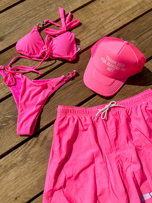 Serena Pink Bikini Swimsuit (SEPARATES)