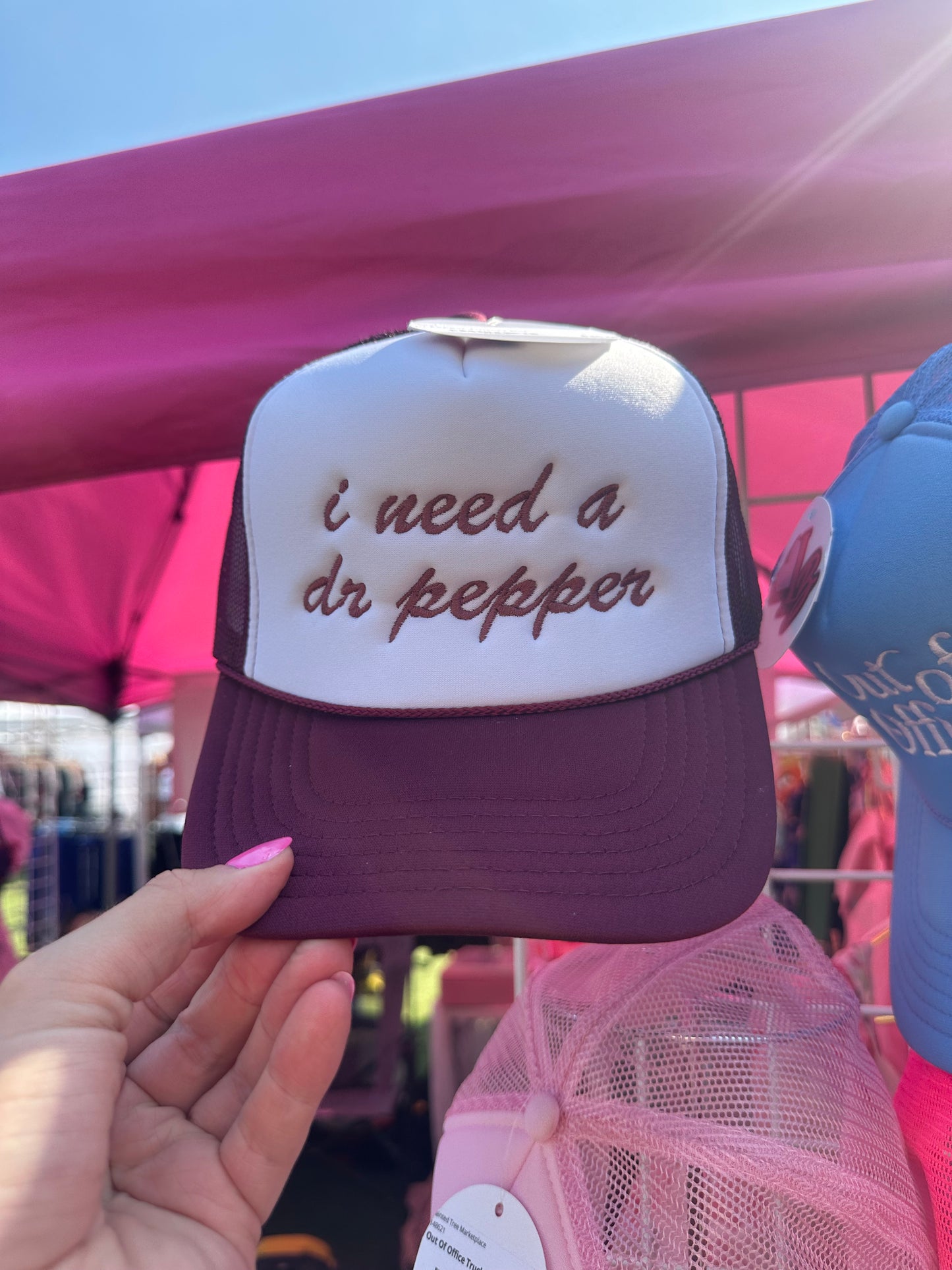 I Need A Dr Pepper Trucker Hat