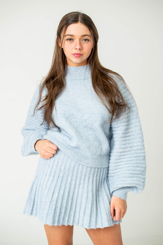 Gabriella Blue Sweater Top (part of set)