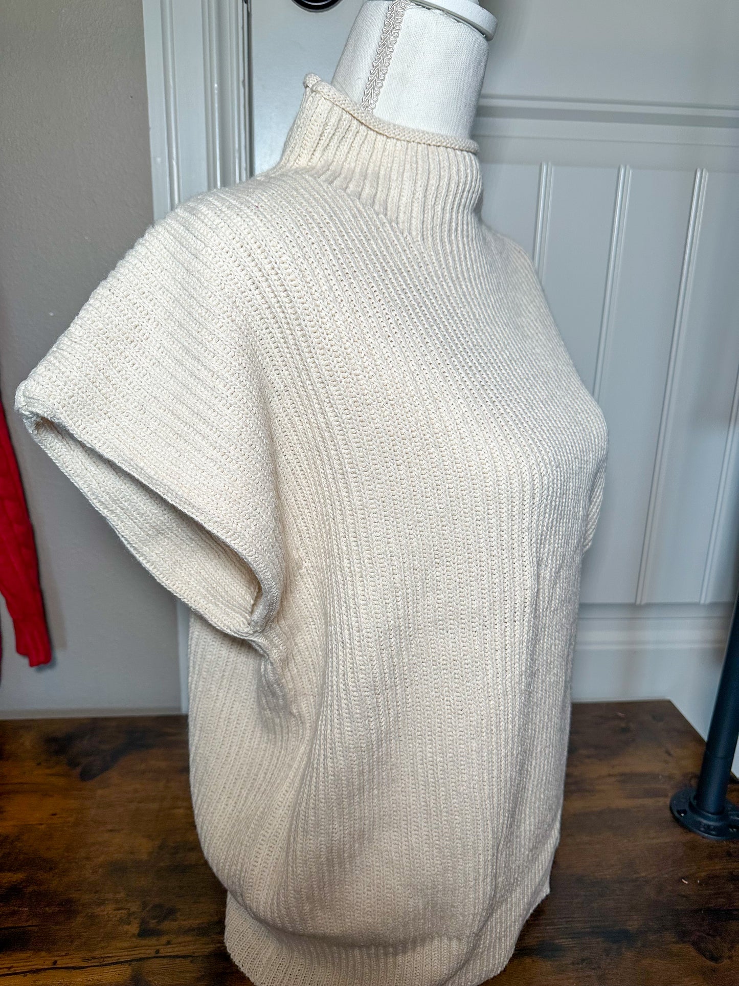 All That Power Shoulder Sweater - Cream