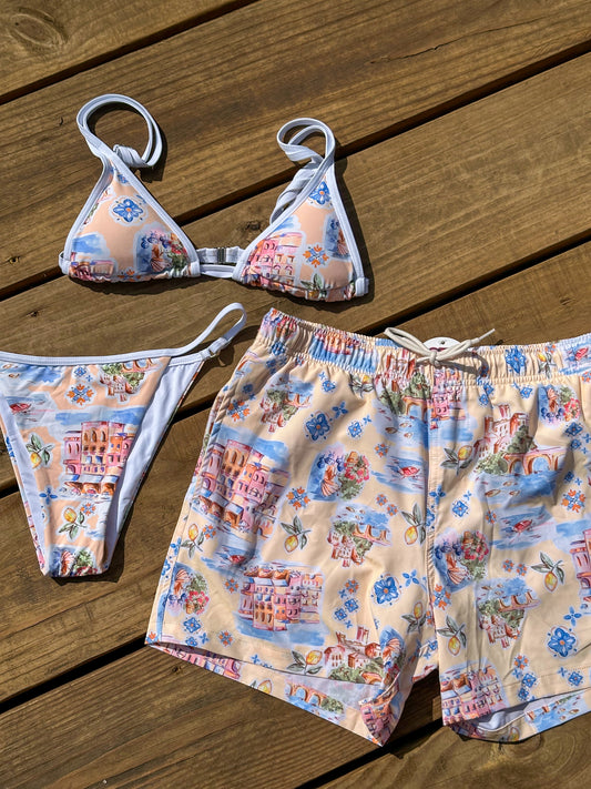 Island Summer Bikini Swimsuit Set
