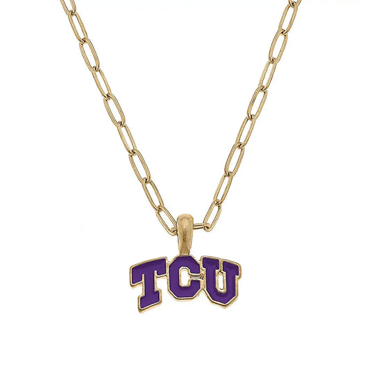 TCU Pendant Necklace
