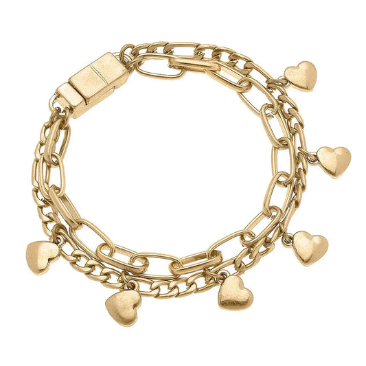 Wilder Heart Layered Chain Link Bracelet