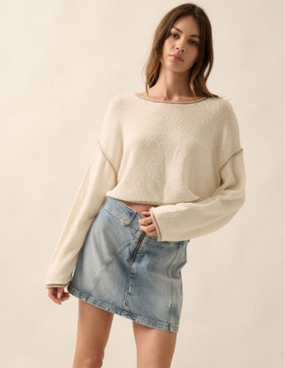 Chai Cropped Sweater