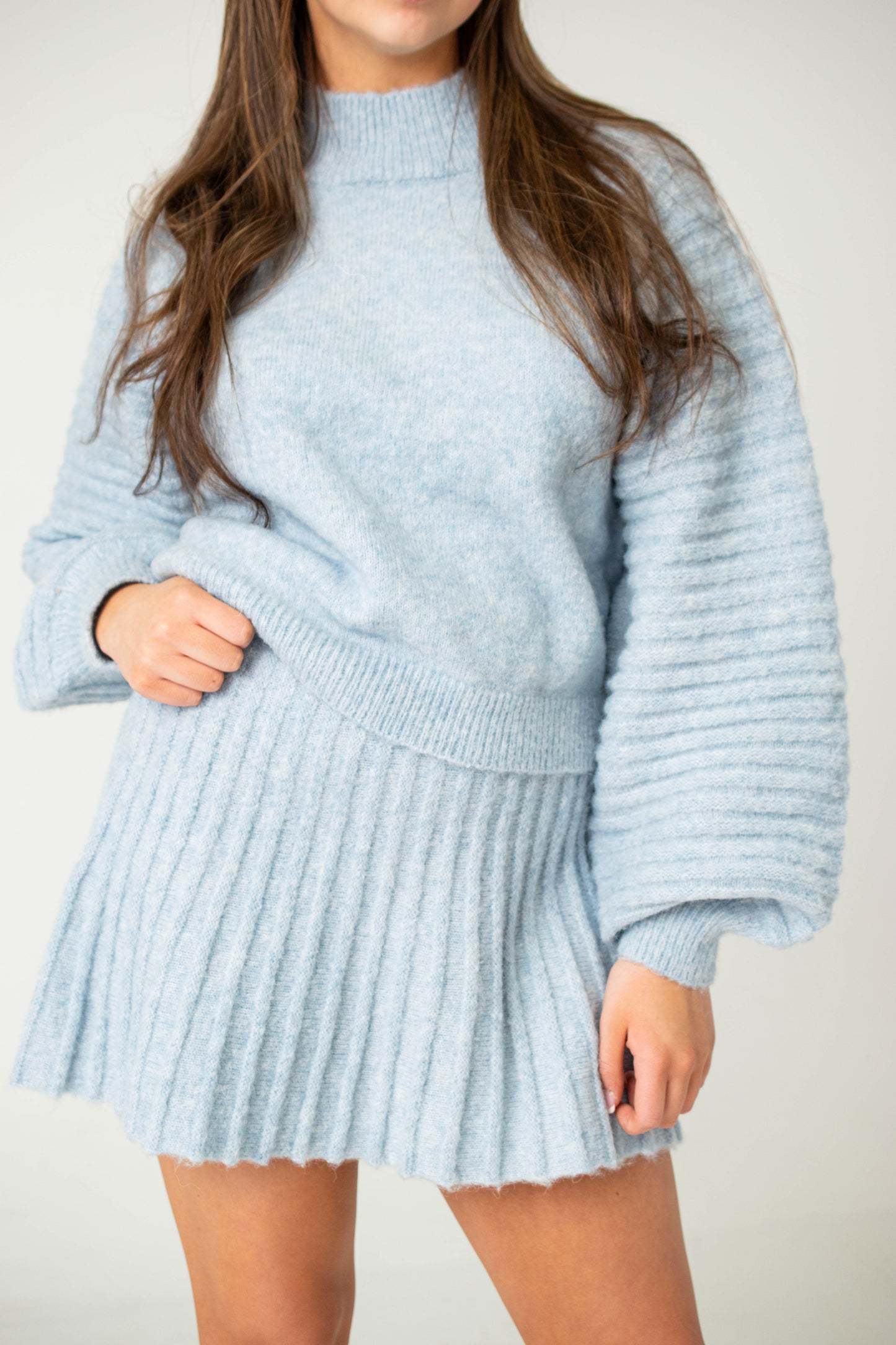Gabriella Blue Sweater Top (part of set)
