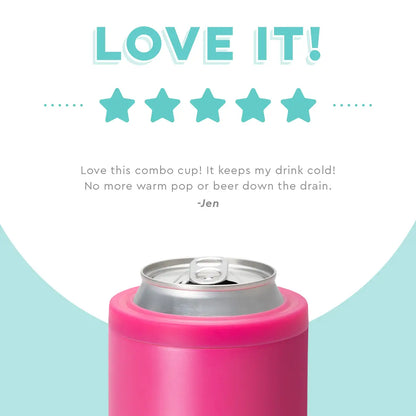 Swig- Pink Bottle and Can Cooler