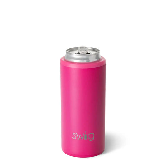 Swig- Hot Pink Skinny Can Cooler