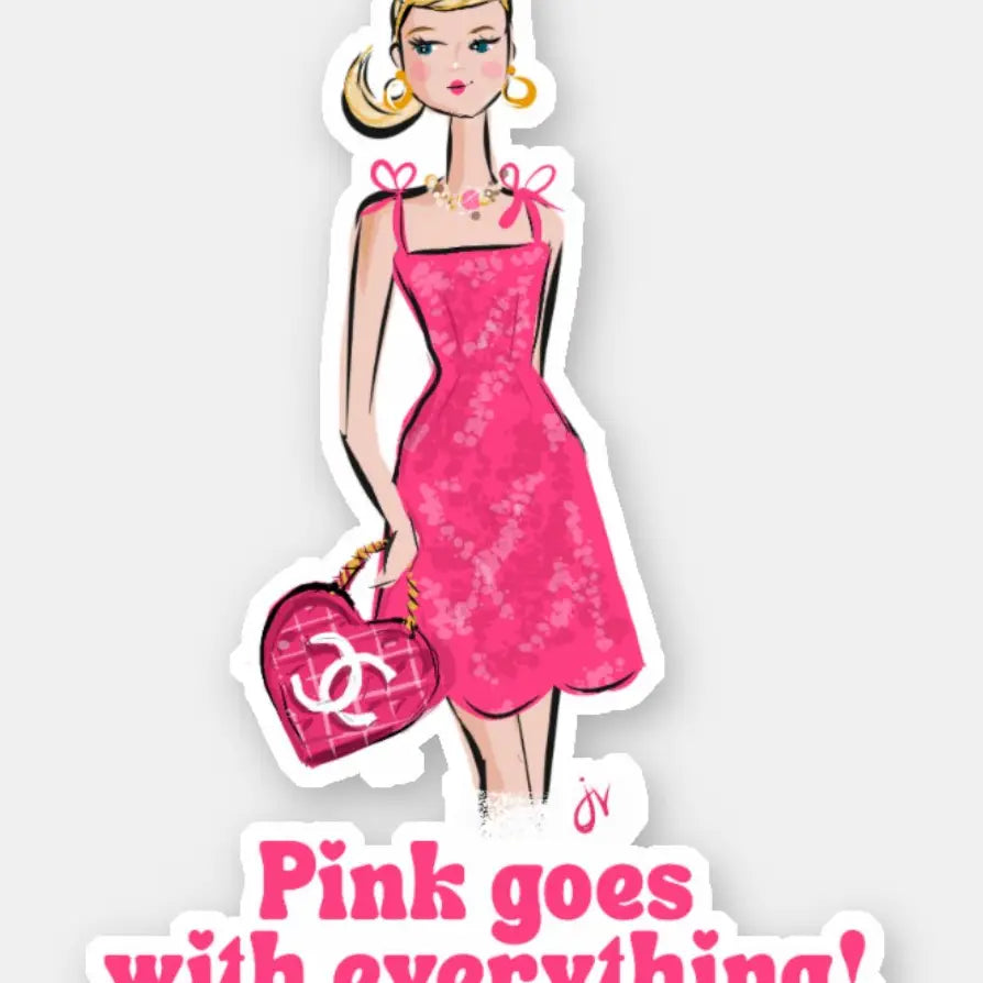 Barbie Pink Sticker
