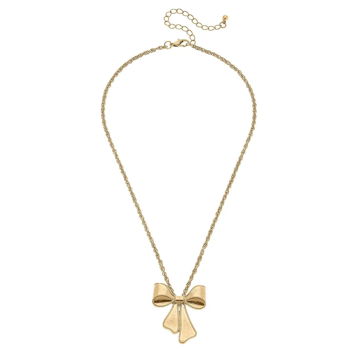 Maxwell Bow Pendant Necklace