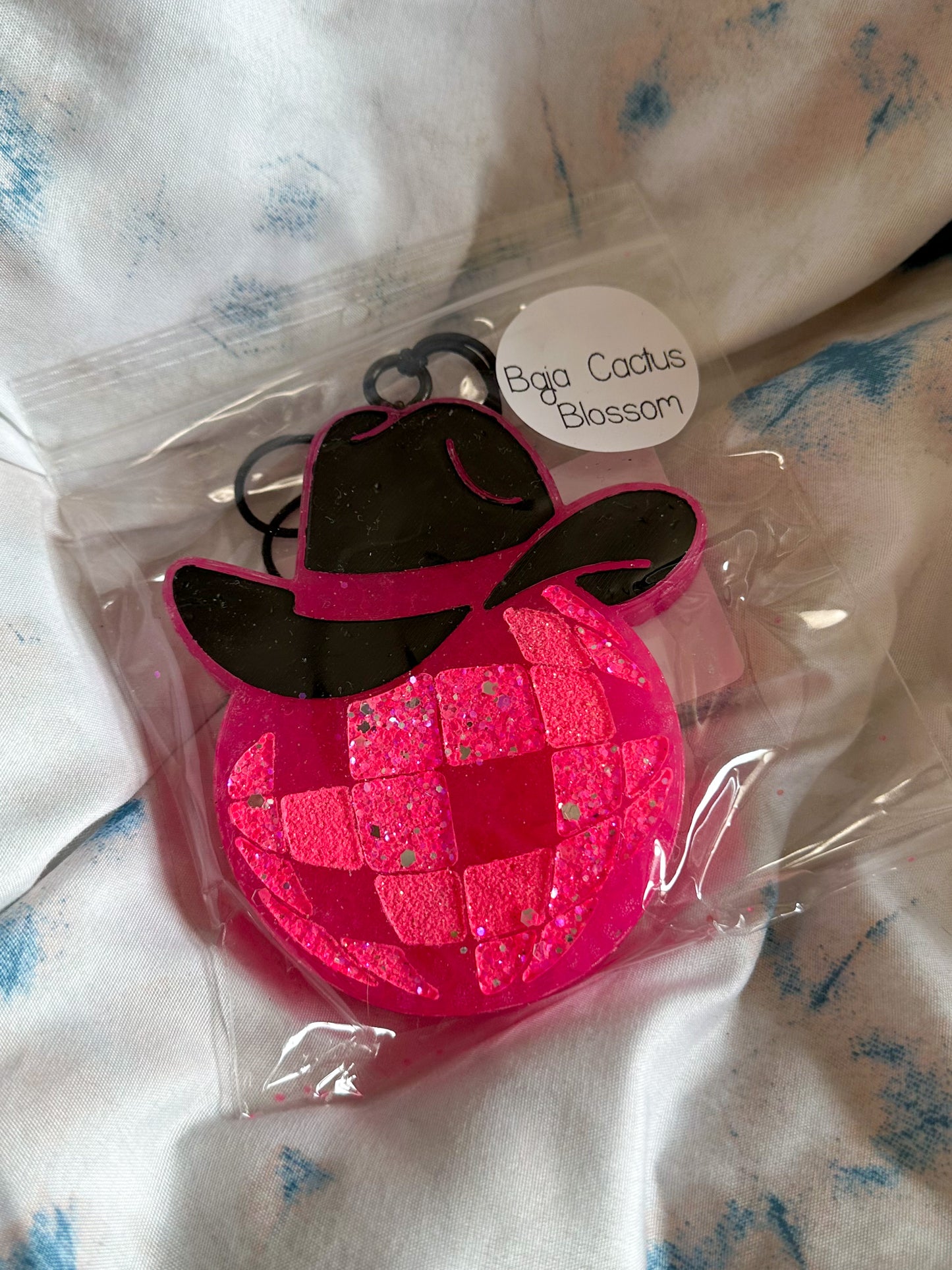Disco Cowboy Freshie- Pink