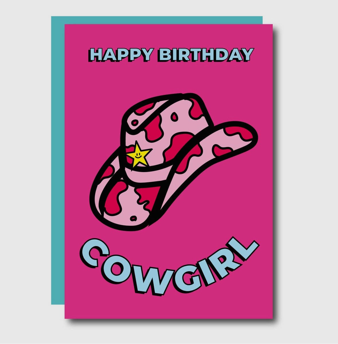 Happy Birthday Cowgirl Card