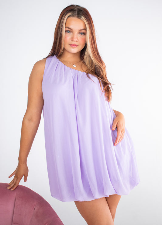 In The Clouds Lilac Bubble Dress