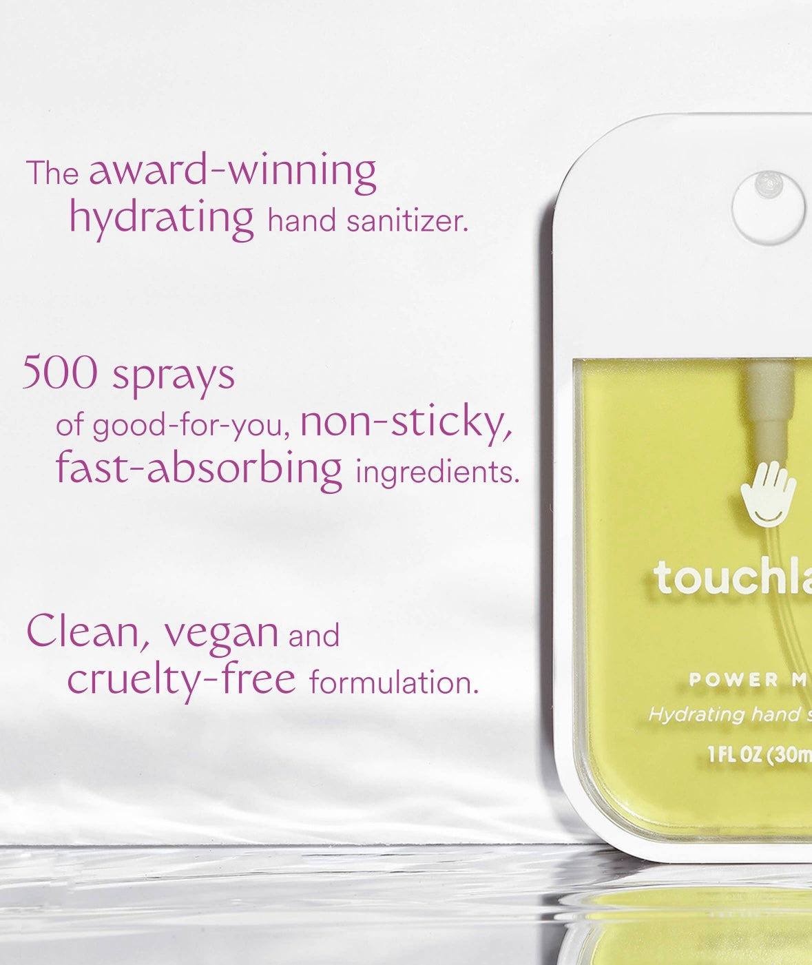 Touchland X SMILEY Power Mist Hand Sanitizer - Mango Passion