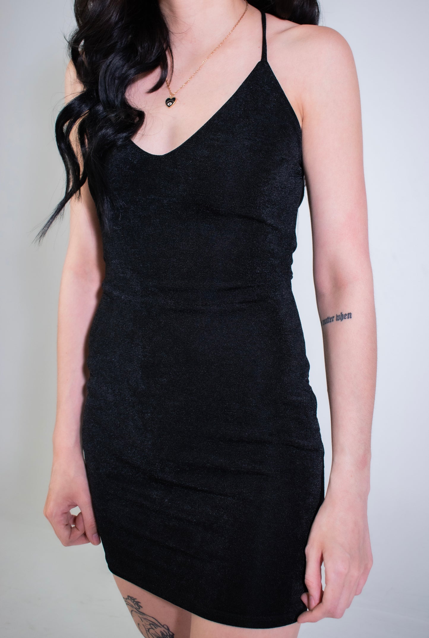 Fran Black Body-Con Dress